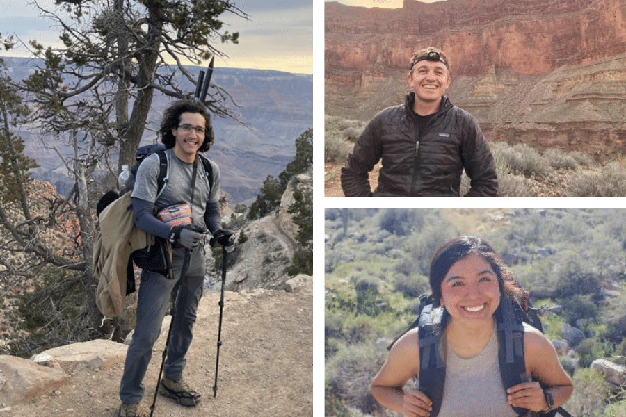 #LumberjackSpotlight ✨Environmental Science and Policy graduate students Isaiah Meza, Adriana Garcia-Rivera, and Dusty Reed received the 2023-24 Wyss Scholars award.

Learn about their research in conservation: bit.ly/3rW0DSk