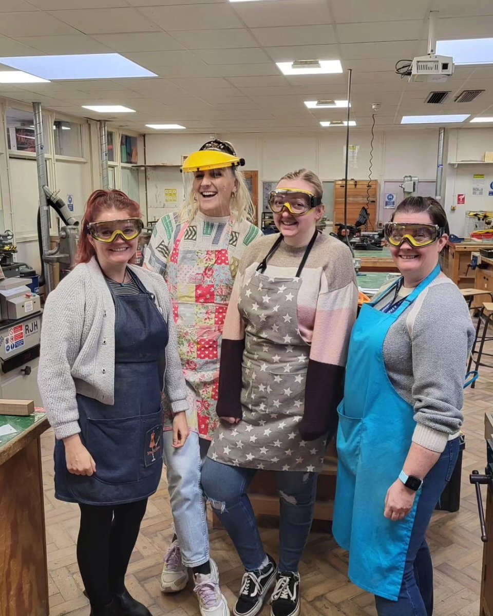 Bit of half term health and safety training in the workshop! #teamdt