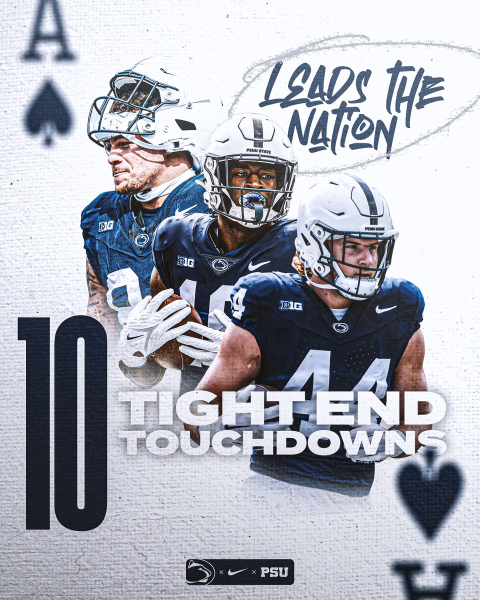 Most TE TDs in the nation. ♠️♠️♠️ #ACES