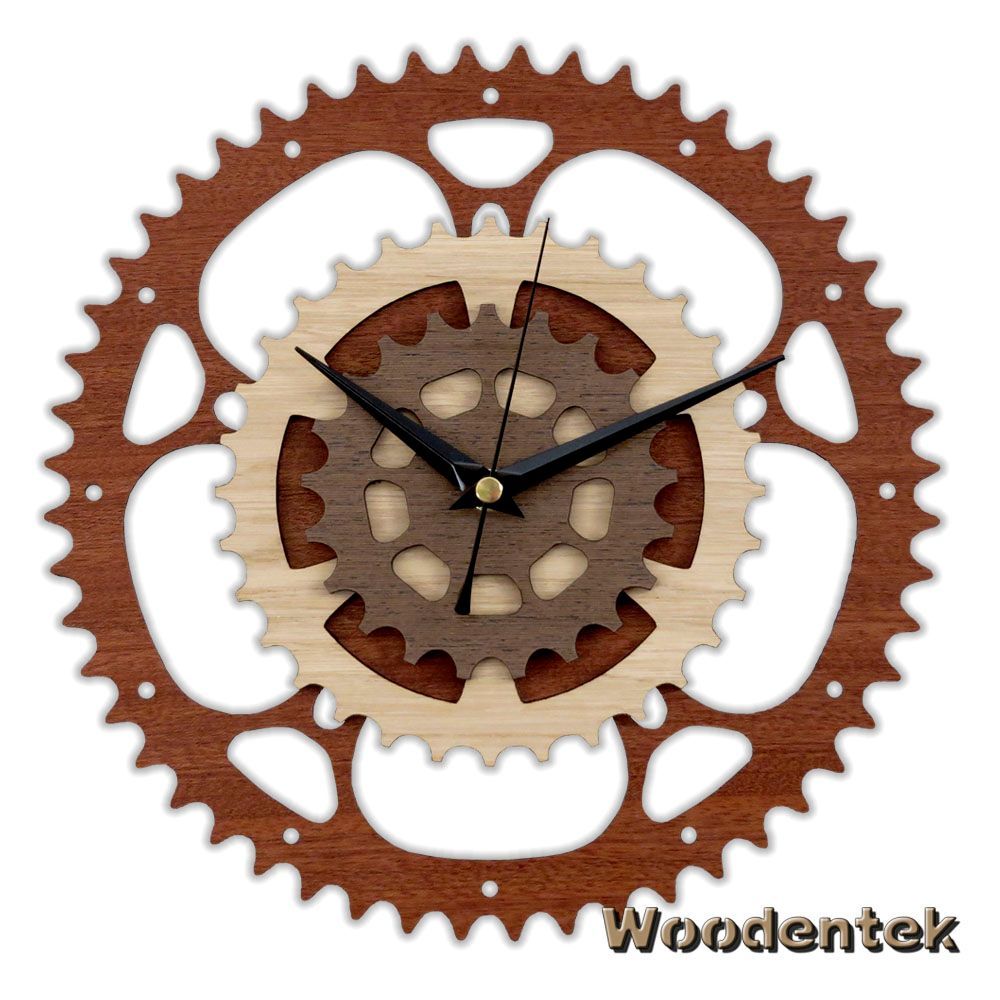 woodentek's tweet image. Handmade #Gears wooden clock #Bike. 

We created the original clock; don't buy Chinese copies (sometimes they even use our photos to hide their low-quality cheap copy!). #chainset #Xmas 

- WorldwideShipping  etsy.com/listing/473672…