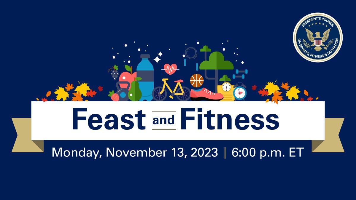 Get into the #Thanksgiving spirit with the #PCSFN's virtual Feast &amp; Fitness event on Monday, 11/13 at 6pm ET! Cook along with chefs <a href="/mike_solomonov/">Mike Solomonov</a> and <a href="/chefjosegarces/">Jose Garces</a>, learn about #NativeAmericanHeritageMonth, get fitness tips, and more! Stay tuned for more details!