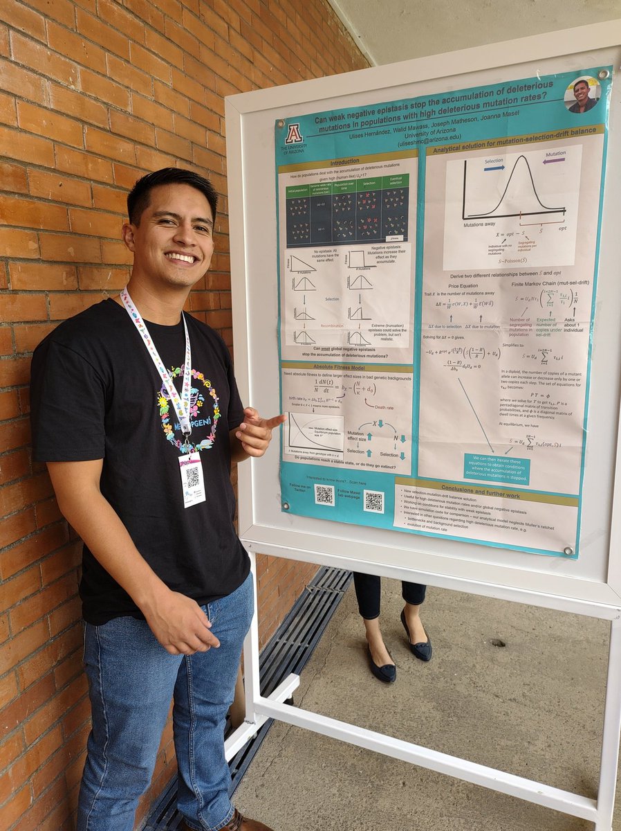 Uliseshmc's tweet photo. Tarde pero seguro, great experience presenting my work at @mexpopgen. Wonderful organization and amazing talks. I always feel honored to being able to interact with such wonderful community. https://t.co/WIssPvPu6g