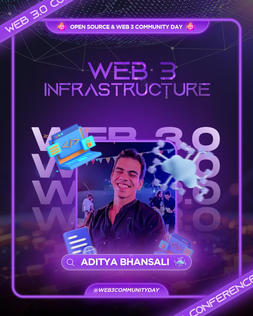 Web3communitday's tweet photo. Meet Aditya a multifaceted talent in Web3! He's not just a Growth Hacker but dedicated @chainlink_in community advocate who is trying to spread word about decentralized network of oracles as a technology and it's infinity of use cases that are possible with @chainlink. https://t.co/EhRngyLBrX
