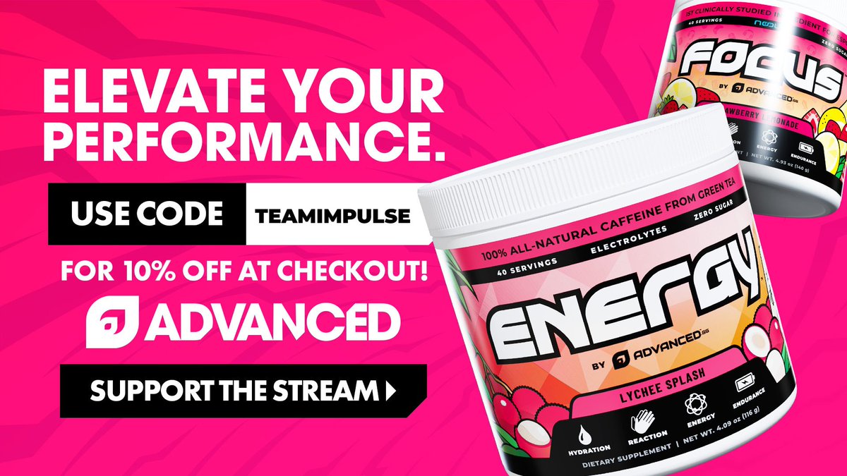 Impulse_fl's tweet image. We're happy to announce that we are officially partnered with @ADVANCEDgg offering the best powders &amp;amp; gaming supplements for gamers. Power up your potential! Make sure to watch Snap Stars this Friday 11/3 @ 8pm. Tons of fun with these two madmen &amp;lt;@interrobange &amp;gt; @Tuccrr and many…