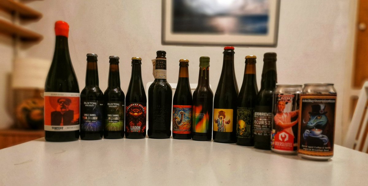 Arrived home to this fantastic selection of barley wines and imperial stouts from <a href="/RadBeerCo/">RAD Beer</a>. Excellent service as always