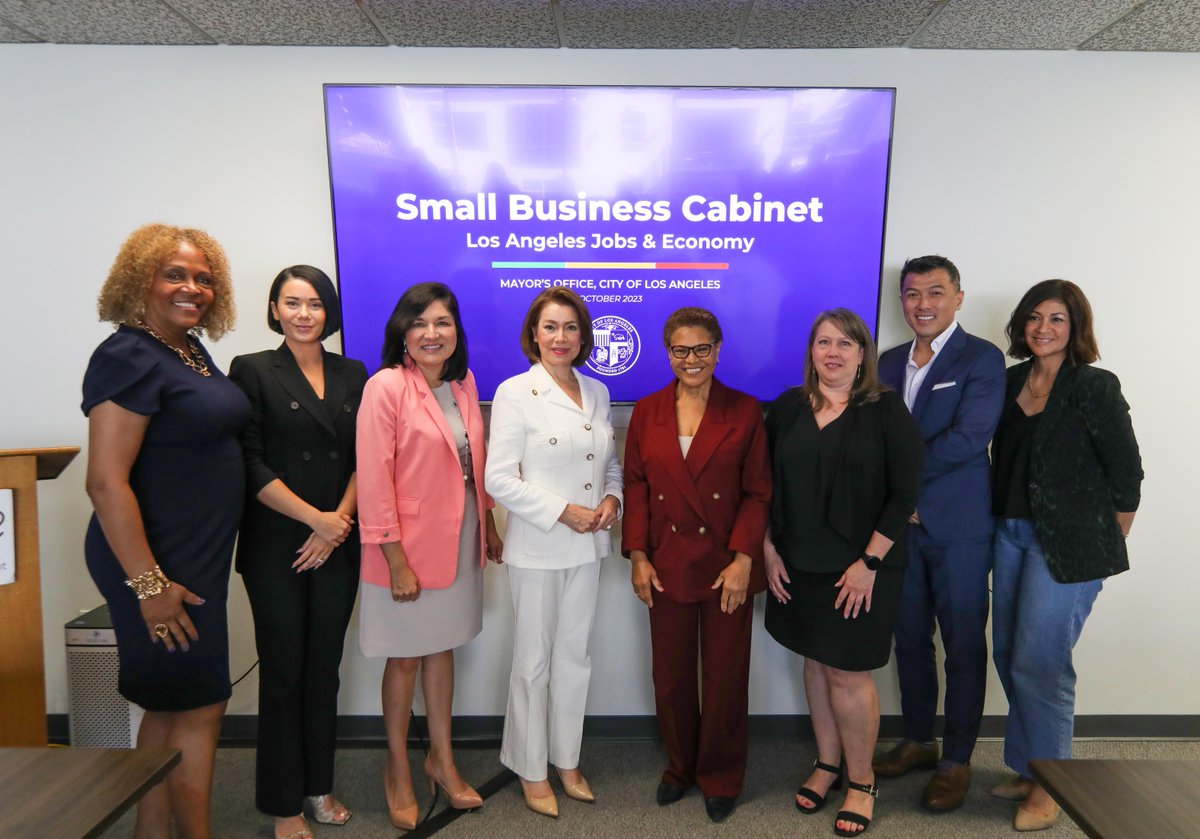 @MayorOfLA invited LAEDC to join the Small Business Cabinet! We look forward to supporting our small businesses and ensuring an inclusive economy for all. To learn about how LAEDC currently works to support small business, check out our BAP page: laedc.org/business-assis…