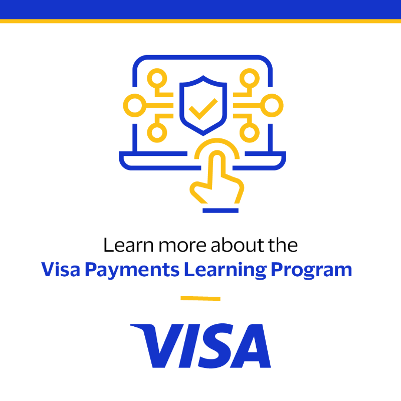 VisaNews's tweet photo. Cyberattacks are on the rise worldwide. Meanwhile, there's a talent shortage in the field. The Visa Payments Learning Program aims to bridge the workforce gap by upskilling employees, students, clients and military partners. Learn more: https://t.co/hO41zHERk0
