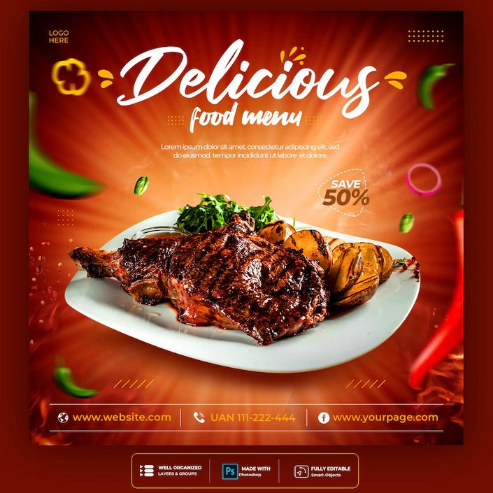 ShihabMd59758's tweet photo. PROFESSIONAL RESTAURANT SOCIAL MEDIA POST DESIGN.
PRINT ITEM GRAPHIC DESIGN EXPERT.
#fiverrgigs #fiverrseller #fiverr #ordernow https://t.co/pIAPIk7gME