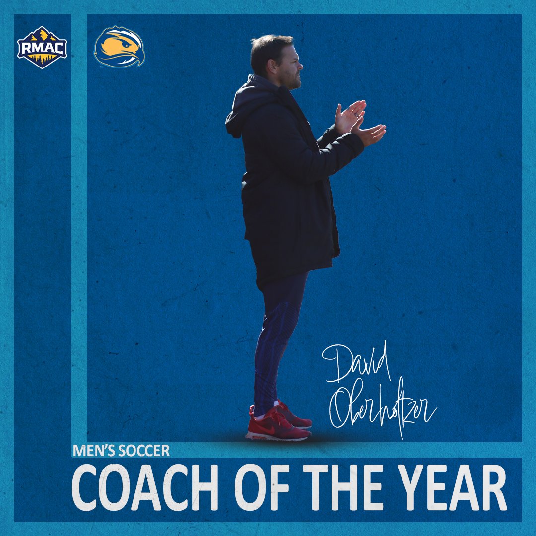 RMAC_SPORTS's tweet photo. Hoist that RMAC title, Obie! You earned it!

Fort Lewis Head Coach David Oberholtzer is the RMAC Men's Soccer Coach of the Year after leading the Skyhawks to their first regular-season title since the 2011 season! https://t.co/yKo90ifmMw