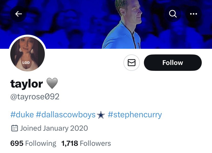 uconnfbscoops's tweet photo. Finally a Duke fan that’s not also Cowboys and Lakers fan…. Breath a fresh air #FraudFans https://t.co/ItV2SGxG3Q