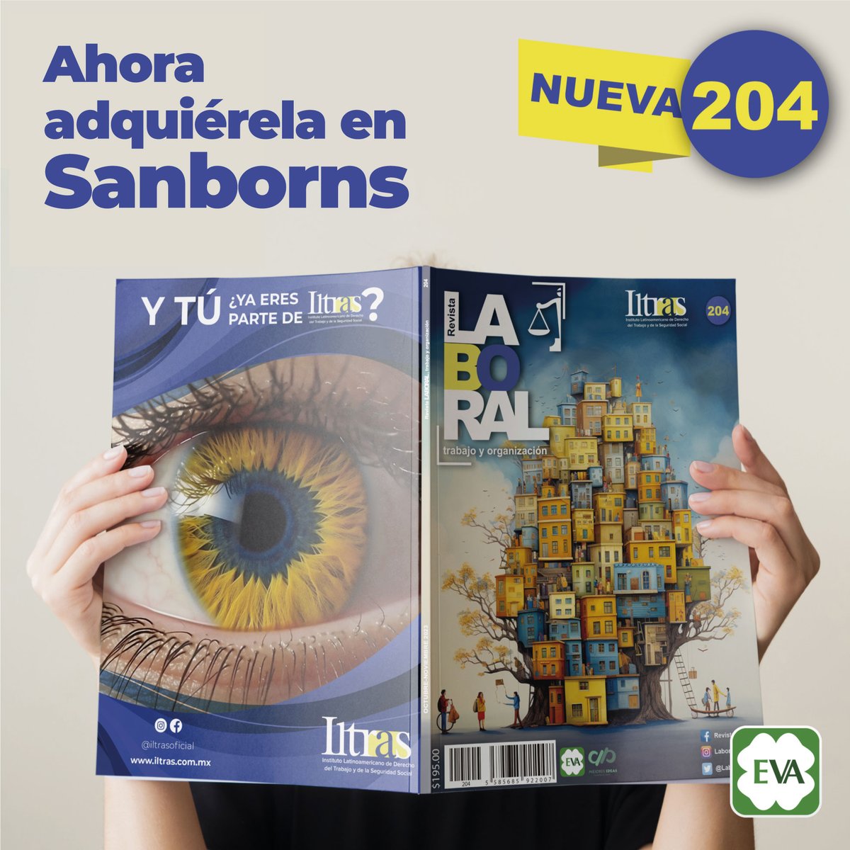 LaboralRevista's tweet photo. Adquiérela ya!!! #Sanborns
#RevistaLABORAL 204, #iltras en #LABORAL https://t.co/SFp6ZchOnc
