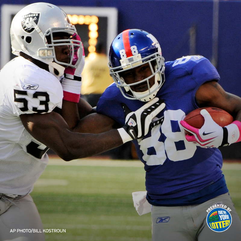 Giants's tweet photo. That time we put up 44 points against the Raiders 😤  #TBT