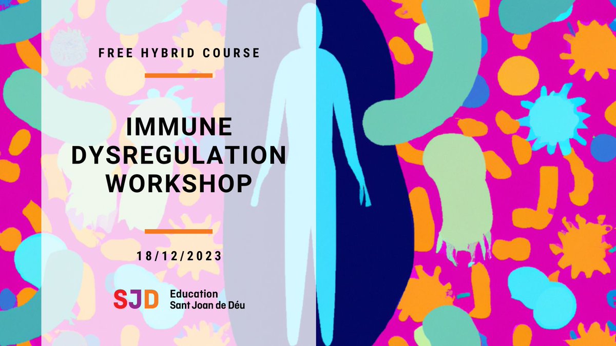 📢 Don't miss the Immune dysregulation workshop @SJDbarcelona_es. 🎯 You will get the most up-to-date knowledge in the diagnosis and treatment of patients with immune dysregulation to improve their prognosis and quality of life. 👇 Free registration formacion.sjdhospitalbarcelona.org/es/immune-dysr…