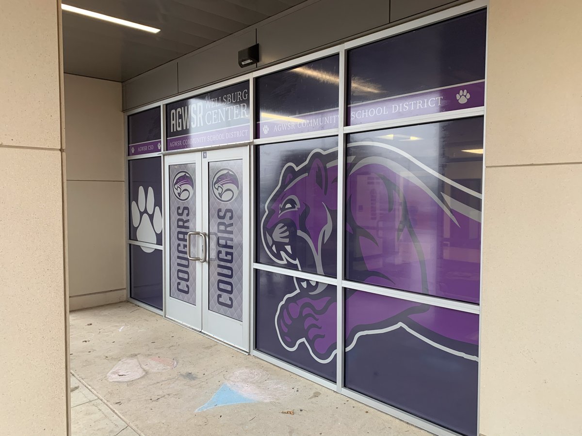 VarsityGroupDSM's tweet photo. Entry graphics are a great way to provide privacy to your school and shield from the sun! @AGWSRCSD
Contact Adam at adam@varsitygrp.com for all your Iowa graphic needs!
#AGWSR #Cougar #VarsityGrp #iowaschools https://t.co/zTAqyX5D92