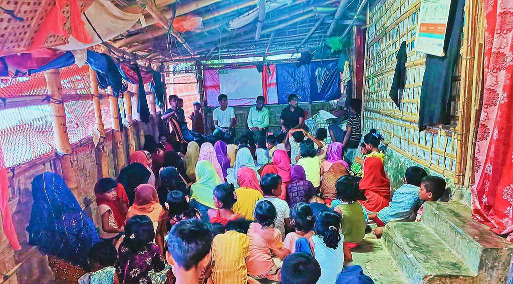 rgplatform's tweet photo. We are thrilled to announce that a shelter based female school is established in the refugee camp of Bangladesh by the Rohingya Generation Platform ( RGP ) and it is purified platform for the girls to educate and empower them. https://t.co/g3rvtxeZNO