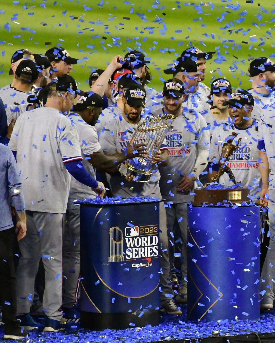 What a tremendous blessing! God is so good! 🙏🏾 2023 World Series Champions!! 🏆