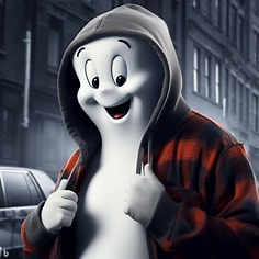 Smile... even when it's spooky outside.