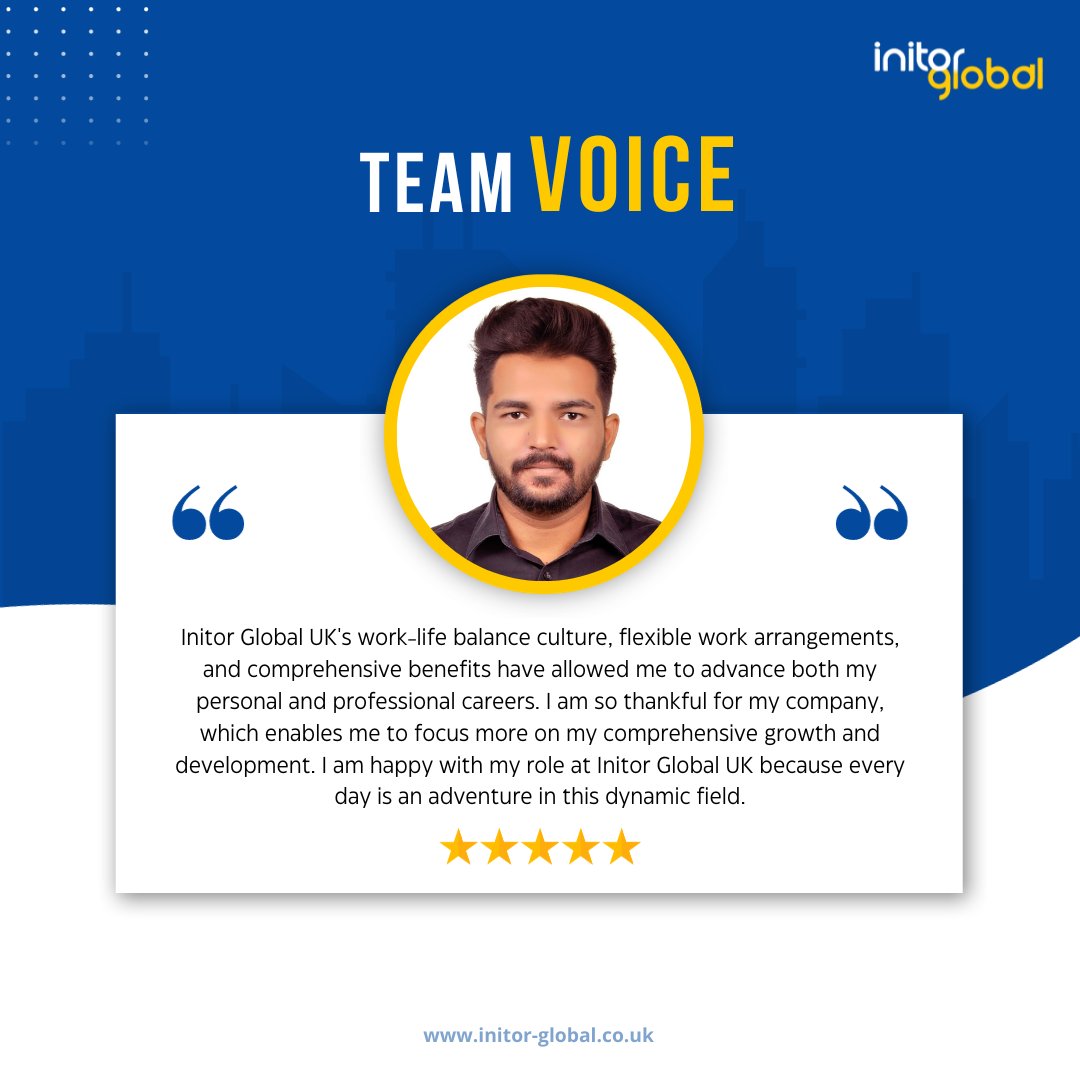 initorglobaluk's tweet image. Your feedback will not only bolster the reputation of Initor Global UK but also motivate our team to continuously strive for excellence.

#initorglobaluk #teambonding #teamvoice #employeeengagement #employeeexperience #thanks #testimonial #testimonialthursday
