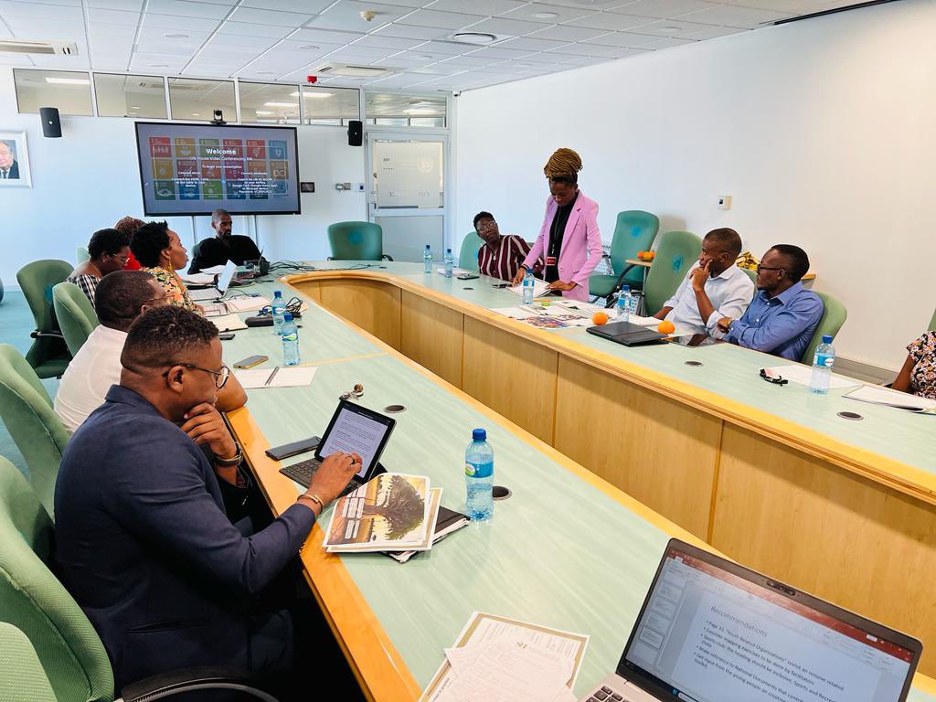 AfriYANNamibia's tweet photo. Yesterday, the AfriYAN Committee Chairperson and selected members of the National Executive Committee actively participated in a consultative session hosted by the Ministry of Health and Social Services in conjunction with UNICEF.

1/3 https://t.co/8Sa8FLmBHt