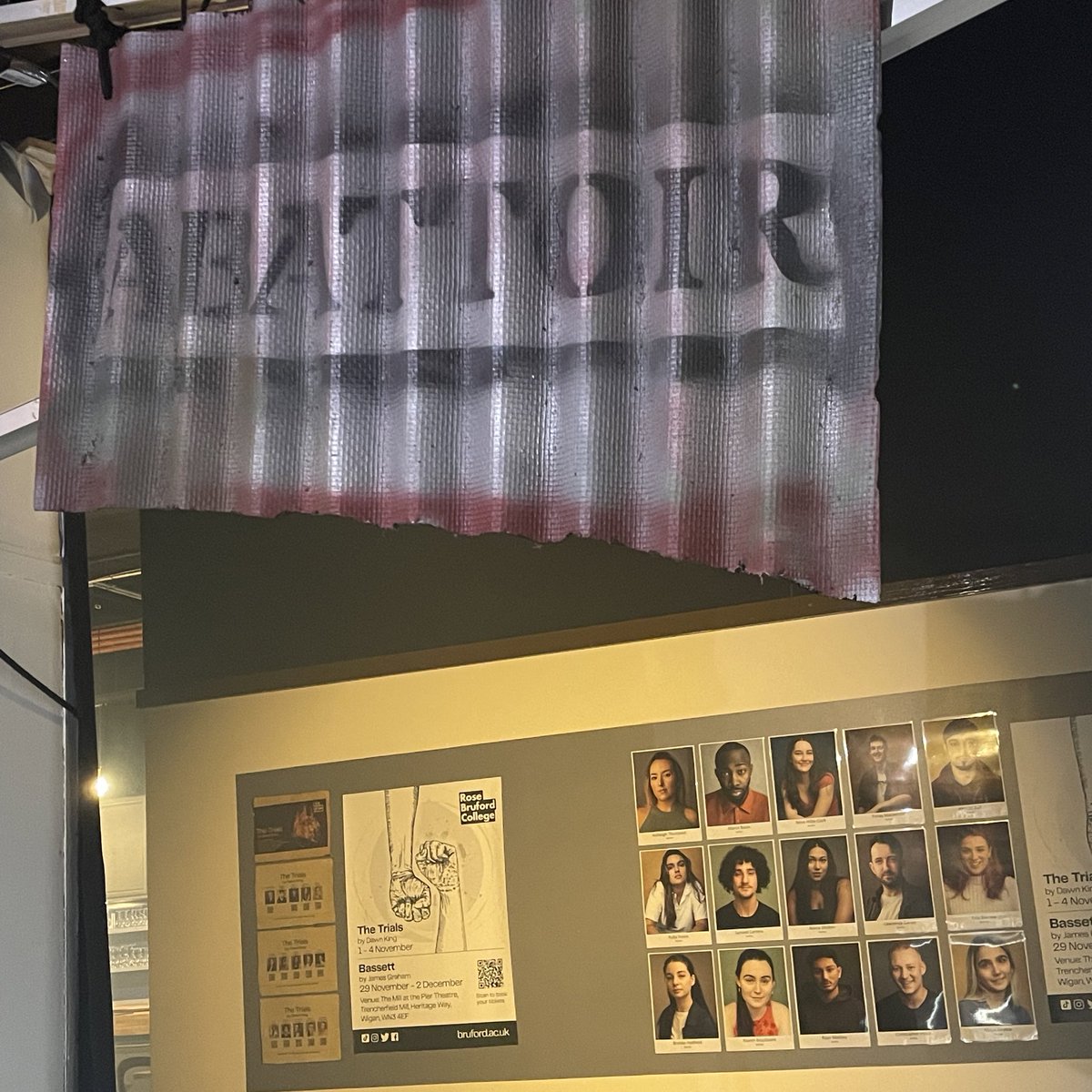 RBCWigan's tweet photo. ⚖️OPENING NIGHT🌎 We are so proud of this production and so excited to share it with an audience! Wish us luck!!! AND look at our amazing entrance!!! 🤩 https://t.co/cZqopkEVur