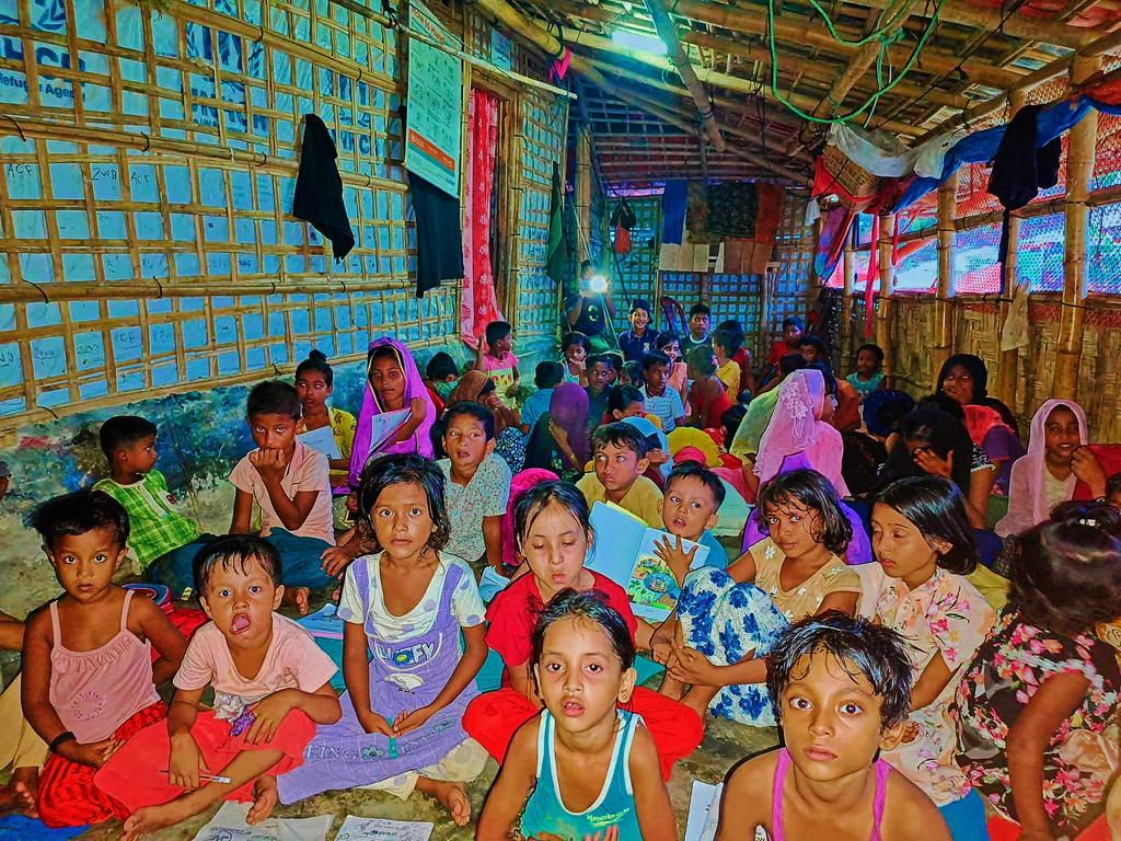rgplatform's tweet photo. We are thrilled to announce that a shelter based female school is established in the refugee camp of Bangladesh by the Rohingya Generation Platform ( RGP ) and it is purified platform for the girls to educate and empower them. https://t.co/g3rvtxeZNO