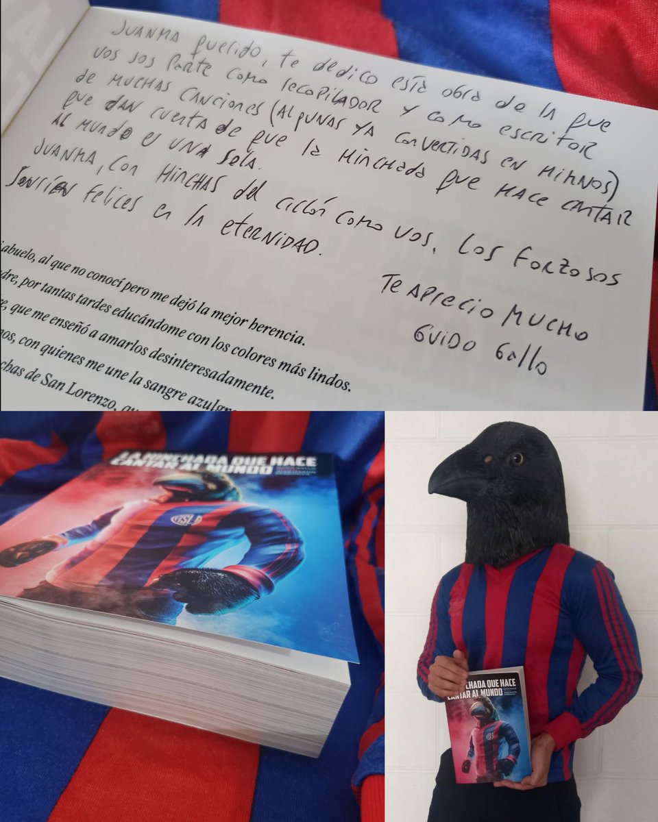 Obra invaluable, el libro definitivo!
Canciones de las que se te ocurran, los ritmos originales, anécdotas fechas, ilustraciones ,fotos, casi 800pag😲, increible por donde se lo vea.
Los felicito <a href="/LosCuervosDePoe/">Los Cuervos de Poe</a>
Años de recopilación, laburo, realmente es una obra maestra!! 💙❤
