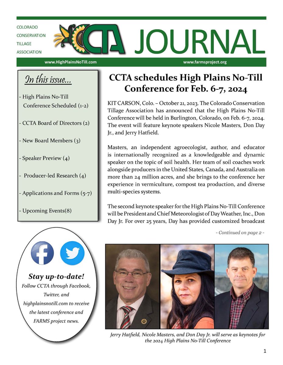 Check out the latest CCTA Journal! highplainsnotill.com/wp-content/upl…