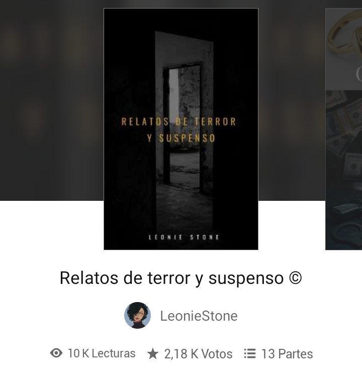 Leonie__Stone's tweet photo. ·Relatos de terror y suspenso· llegó a sus 10K 💫
Gracias!! ❤
.
.
Link⤵
.
.
https://t.co/hz4m7x15XN
.
.
#WattpadStories #wattpad #terror #suspenso #Wattpadrecomendaciones #thriller #enwattpad https://t.co/l7J4VbELDR