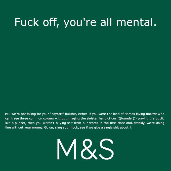 new M&amp;S statement just dropped