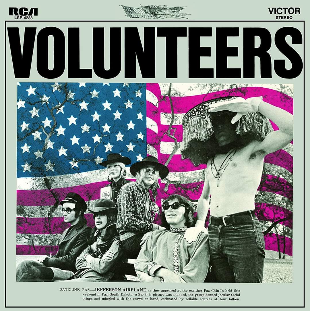 MKissfan's tweet photo. November 2, 1969: Jefferson Airplane released their fifth studio album "Volunteers".     
#JeffersonAirplane #Volunteers #WeCanBeTogether #WoodenShip #GoodSheperd #HeyFrederick https://t.co/rOrYZfnmmK