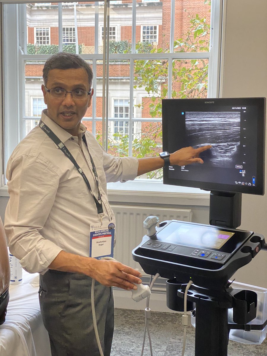 Sonoanatomy teaching at BSOA