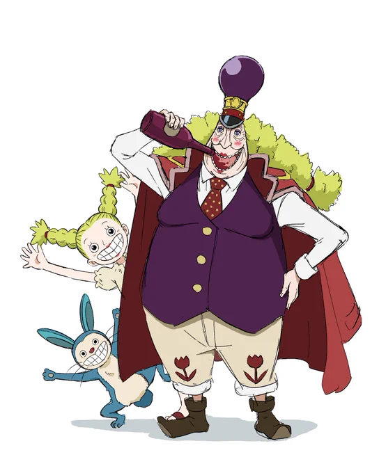 全話配信見てたら描きたくなったココロさん達息抜きラクガキまじでウォーターセブン、エニエスロビー編アツすぎる 