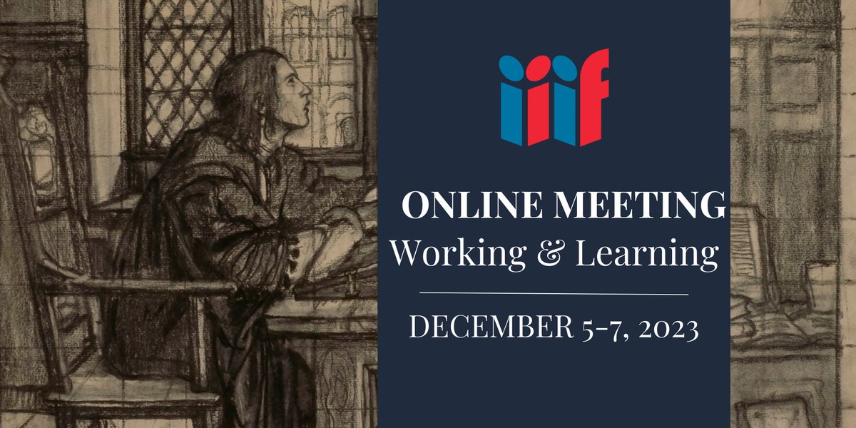 📣Registration for the 2023 #IIIF Online Meeting is NOW OPEN!

Join us for a full program of new and innovative IIIF projects, implementations, developments, and tools, and opportunities to learn new skills.

See the full program &amp; register: iiif.io/event/2023/onl…