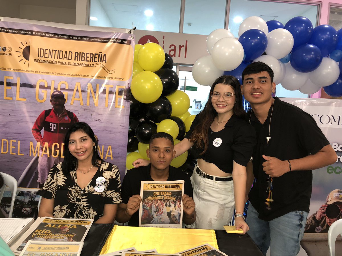 PeriodicoIR's tweet photo. #UnipazAvanza. El periódico Identidad Ribereña participa en la Jornada de Emprendimiento y Proyección Internacional, en el Centro Comercial San Silvestre. https://t.co/dy4fWkHaK6