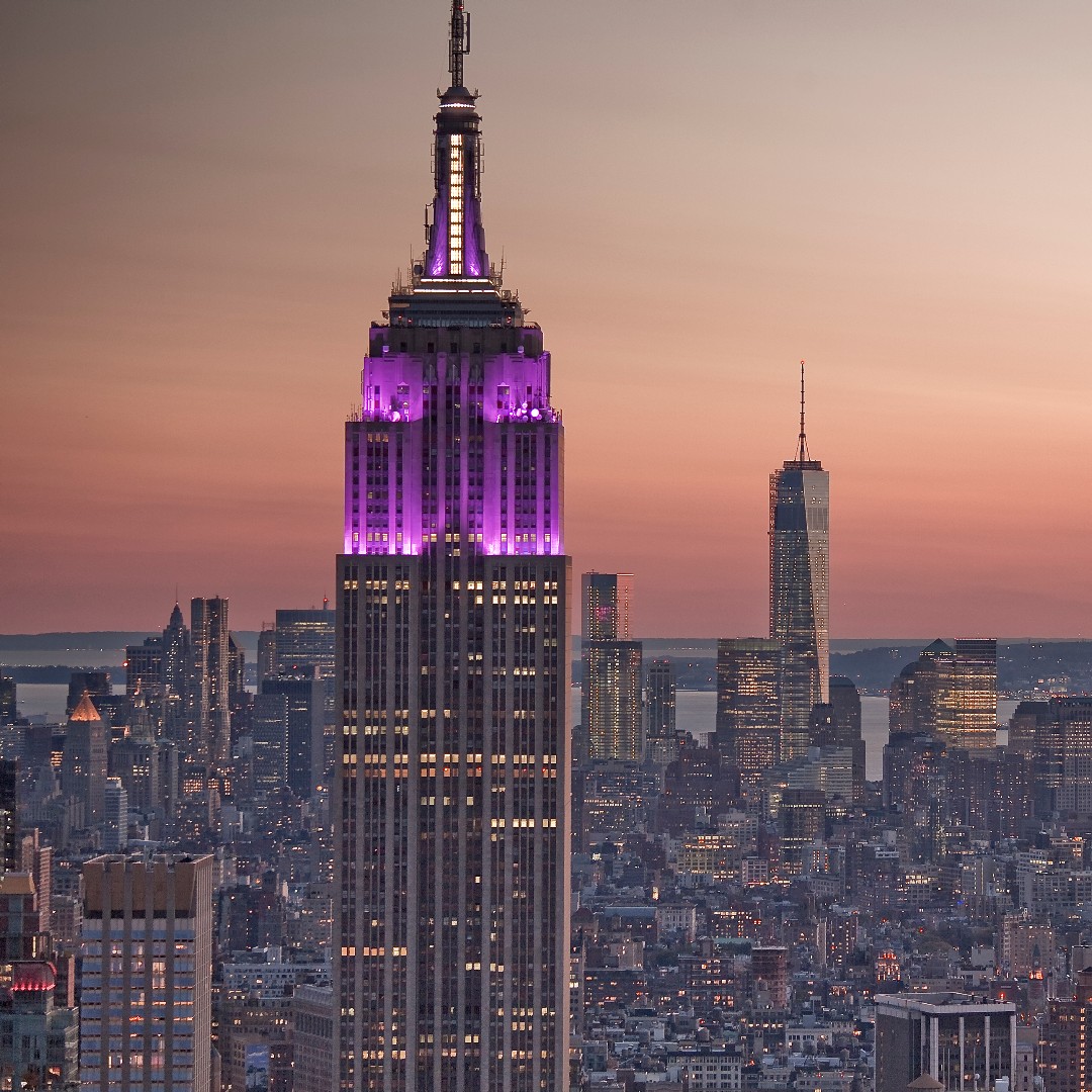 Many landmarks and bridges across New York will be illuminated in purple to recognize National Epilepsy Awareness Month, including the Empire State Plaza, One World Trade Center, and Niagara Falls. Check out the full list: on.ny.gov/45Y19go 
#NEAM <a href="/epilepsyfndny/">Epilepsy Foundation New York</a>