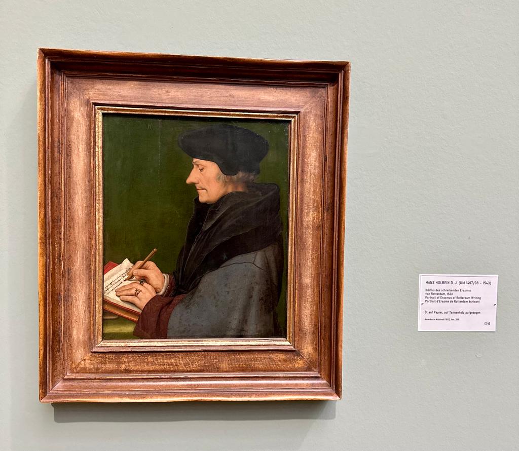 JamesWSquire's tweet photo. @BaselStadt @UKEmbassyBerne @baseltourism One of my favourite artists is Holbein, who worked in Basel 🇨🇭 as a young artist &amp; then in 🇬🇧

An incredible opportunity to participate in a gallery tour alongside @The_BSCC representatives &amp; 🇬🇧 community, viewing several Holbein paintings up close!

With thanks to @kunstmuseumbs https://t.co/DMiQgVgTZ8