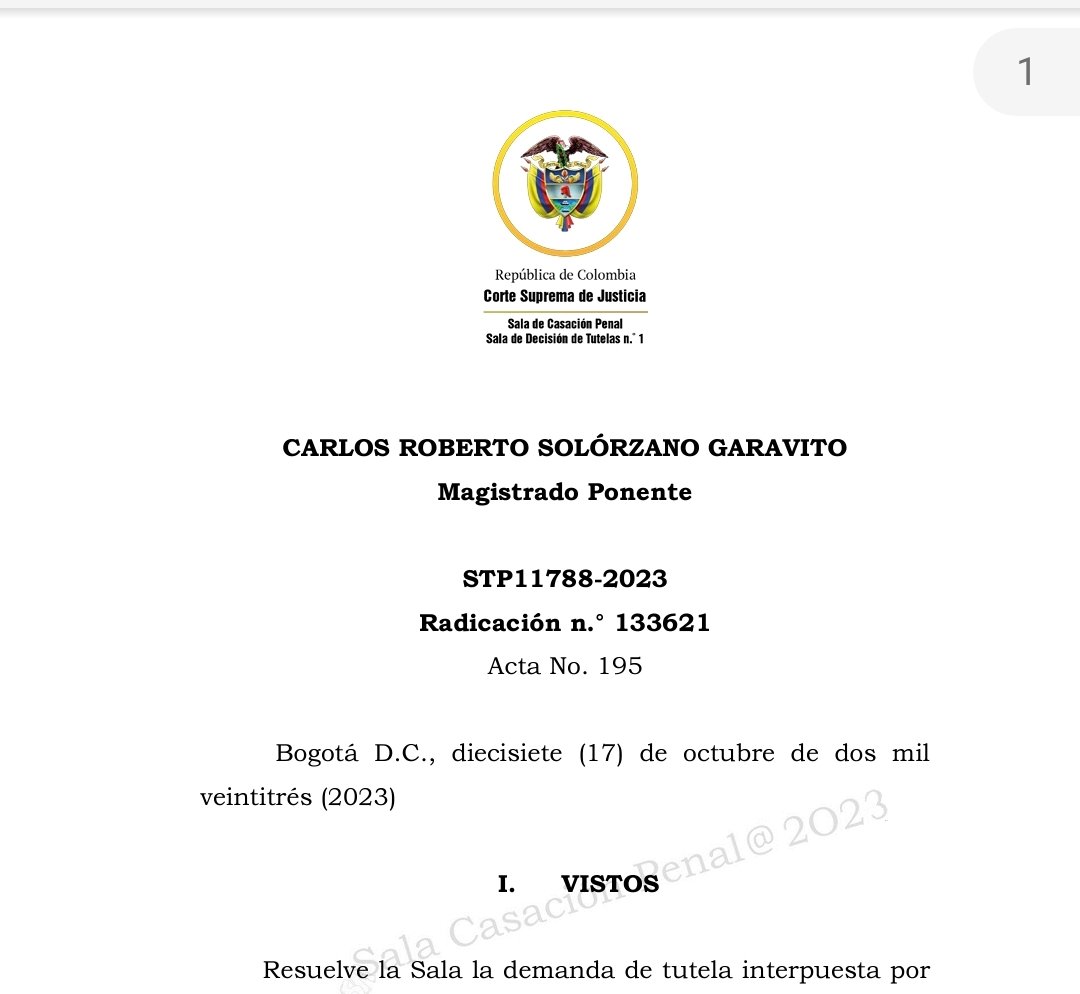 Jurisprudencia Colombiana tweet media