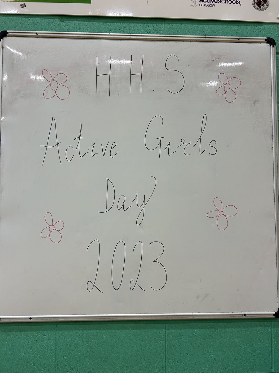 HHS ACTIVE GIRLS DAY 23’ 💖

What a successful day it was! Well done to all S1-4 girls who brought their best vibes to the PE department today ✨ 

Take a look at these snap shots from the day - part 1 📸 #activegirlsday