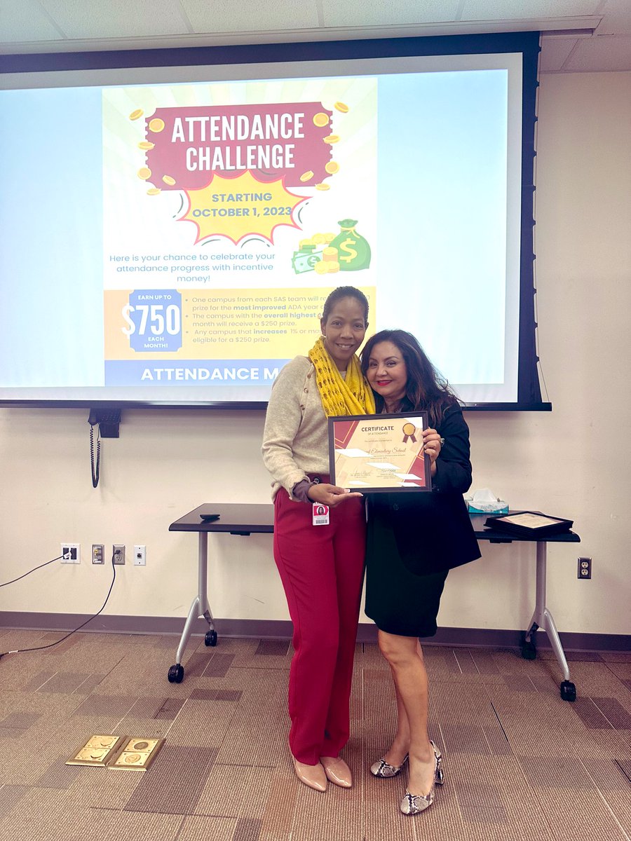 Congratulations @RaymondES_AISD - the Team Two elementary winner of this month’s @AldineISD Attendance Challenge! 74 schools increased their attendance this month. 59 schools increased their attendance by at least 1%. #myAldine
