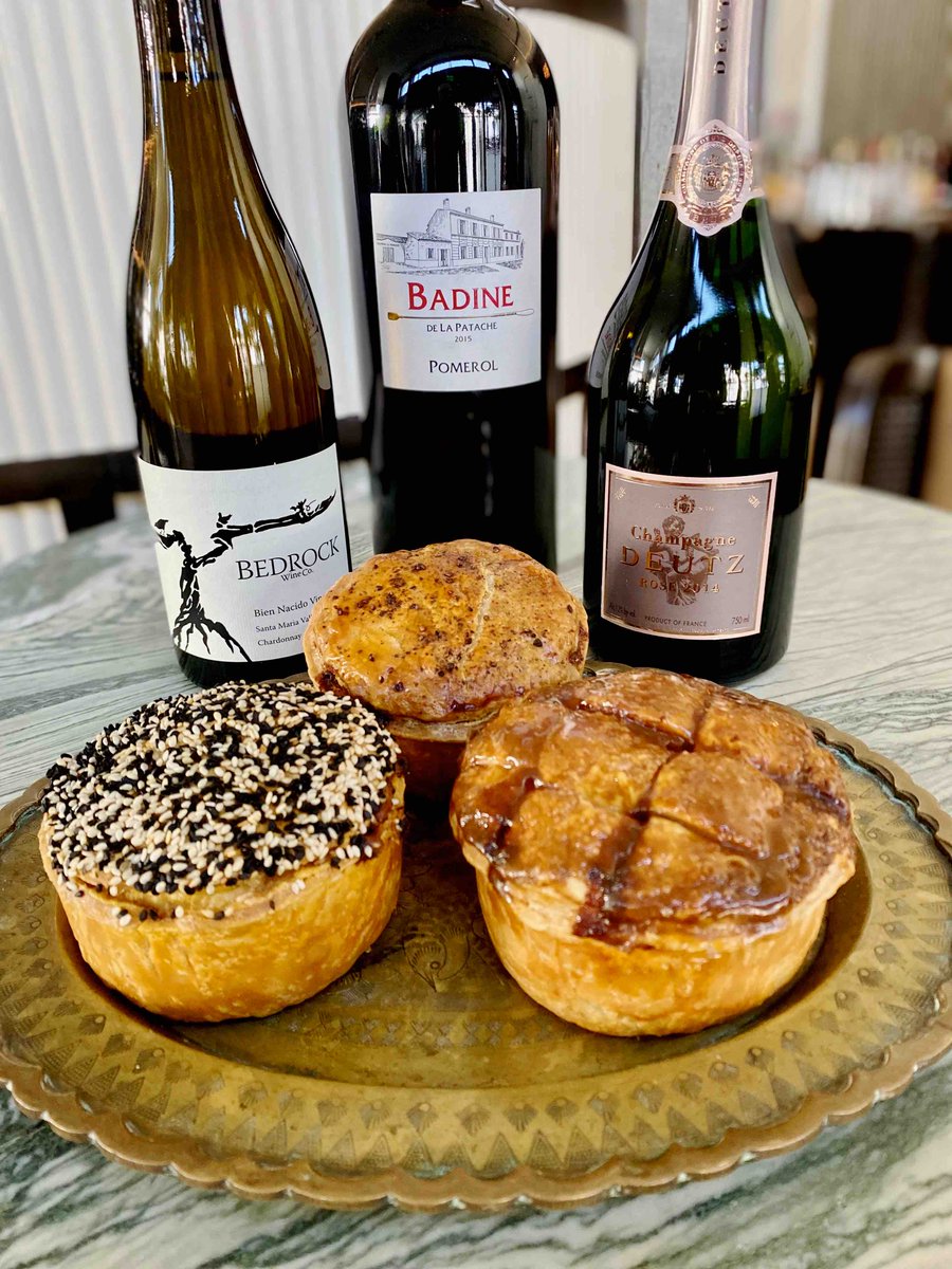 Wine director and in-house sommelier, @gigantomachy, went the extra mile to pair some of our favorite savory and sweet pies from The Pie Room with his favorite wines from our collection. The wines are available now in our <a href="/gwenla/">Gwen</a> butcher shop for purchase.