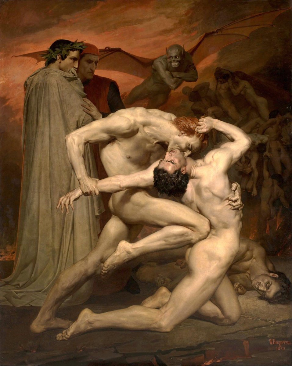 Dante y Virgilio, 1850, William-Adolphe Bouguereau.