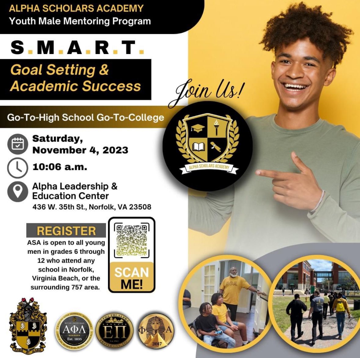 jesserellison's tweet image. It takes a village!!
#ΑΦΑ 
#GoToHighSchoolGoToCollege
@norfolkalphas