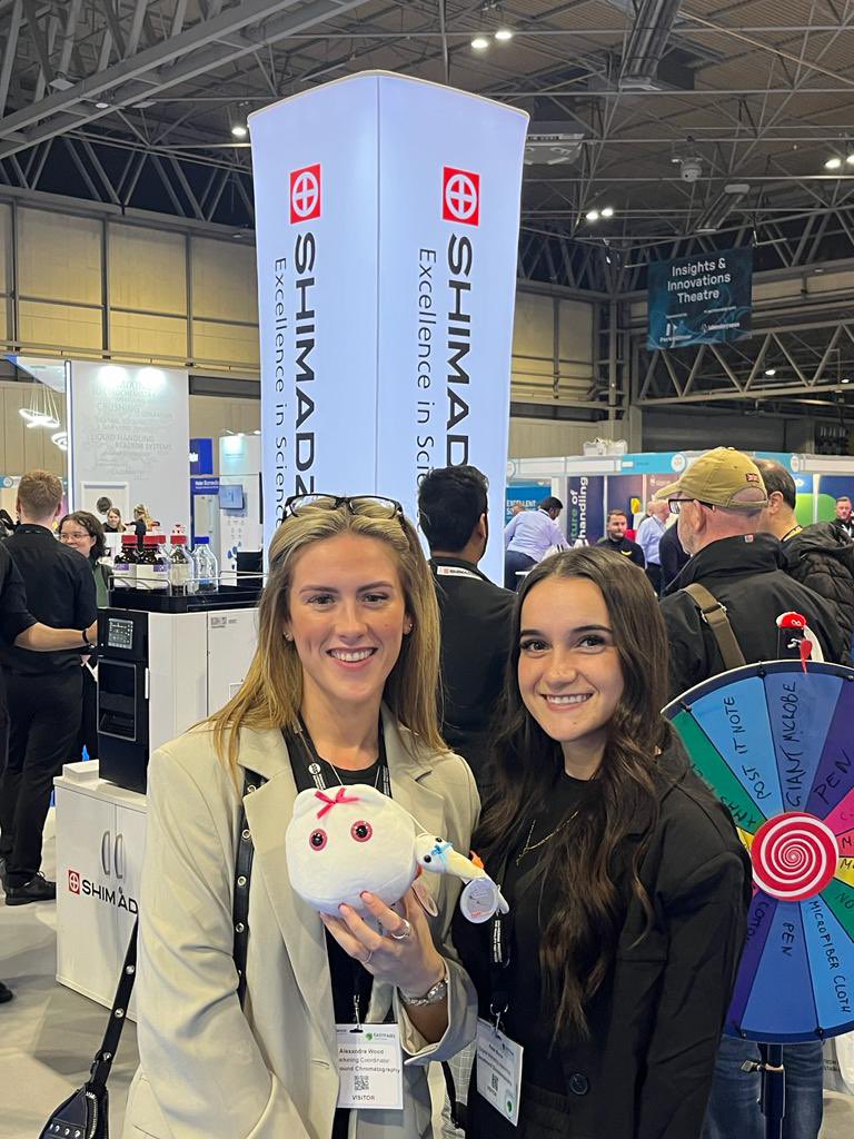 ShimadzuUK's tweet image. What a fabulous couple of days at Lab Innovations and Advanced Engineering! Well done to the wheel of fortune giant microbe plushie winners - we hope you enjoy your souvenirs! 😄
#labinnovations #advancedengineering