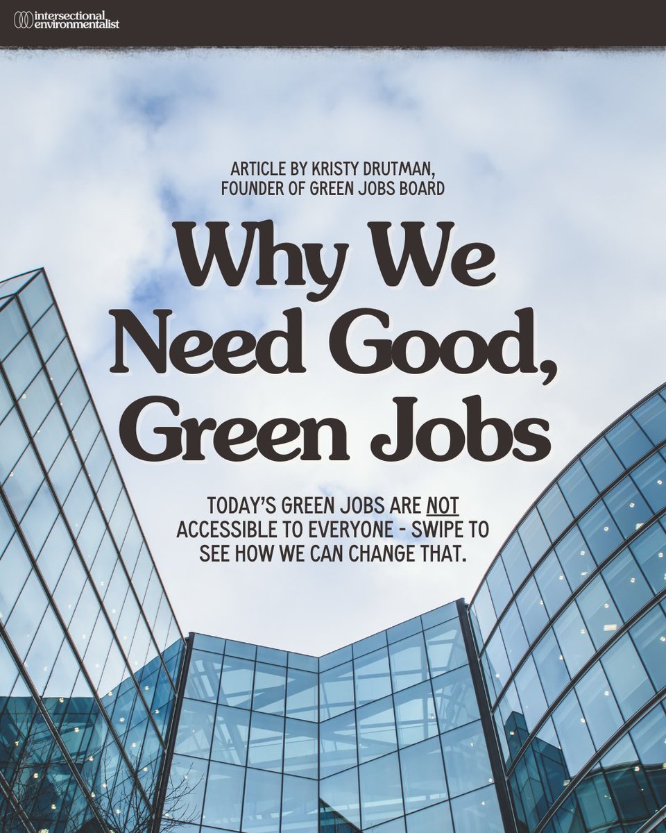 🌍🌱 Let's talk #greenjobs & equity with @greenjobs_board and @isxenviro! As the world faces the climate crisis, it's essential to create environmentally responsible jobs with a focus on diversity and inclusion. Learn more ⬇️ bit.ly/3MpM0Oc