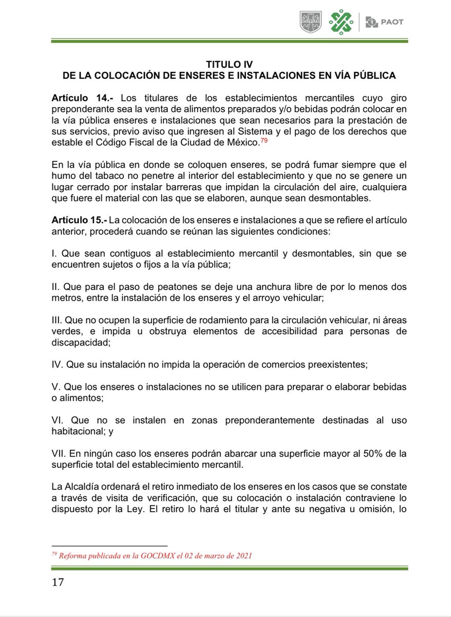 PoligonoMH's tweet photo. @horaciobalderas @ParquesPolanco8 @CuadranteME @pollin1003 @ericsoon_ro420 @LagoAlbertoMH @MHGOByJ @mauriciotabe @AlcaldiaMHmx @JUDVPMH @SMCVP_MH @MokaBear30 @Alberto23883551 @kikorron1 @cclomaschapulte @YMera_ @gabsrueda @sin_neutrales @cesar_m_garrido @colanahuac_cdmx @SSC_CDMX @ContraloriaCDMX @SEDEMA_CDMX @PAOTmx @inveacdmx @MHcesac @roaalex @Ed_Osva @seduviCDMX @AristeguiOnline @latinus_us @CarlosLoret @MHGOByJ @AlcaldiaMHmx @mauriciotabe 
Es tiempo de retirar y dejar de permitir pérgolas, estructuras y demás en vía pública a comercio mercantil
#LeyDeEstablecimientosMercantilesCdMx

Hagan valer la ley y dejen de rentar nuestro #EspacioPúblicoMH

@PAOTmx
https://t.co/veTTmxvPhW https://t.co/IWJlsGcOiI