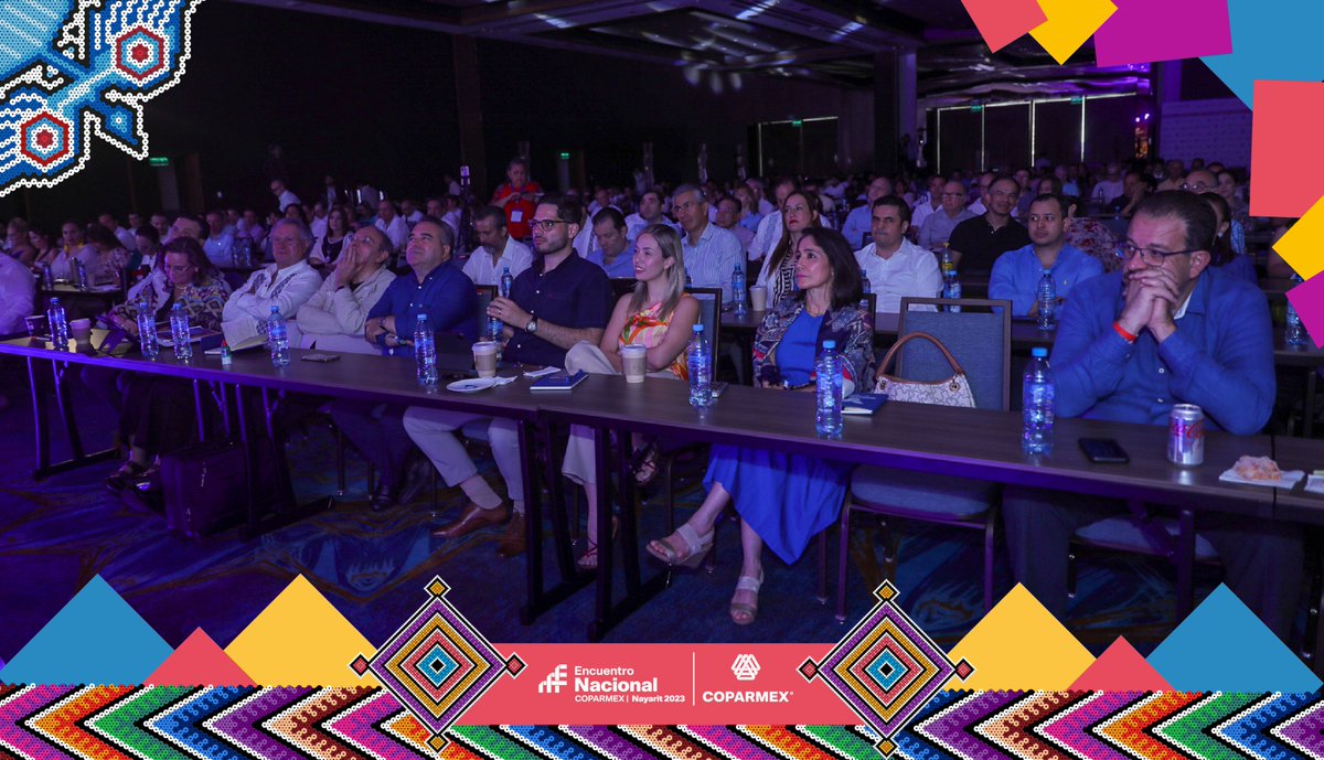 Damos inicio al segundo día del #EncuentroCoparmex2023 con un panel crucial: "De individuo a ciudadano". Othón García y Paty Ganem nos guiaron en una reflexión profunda sobre el significado de ser ciudadano y como nuestra participación impacta en la sociedad. El panel fue