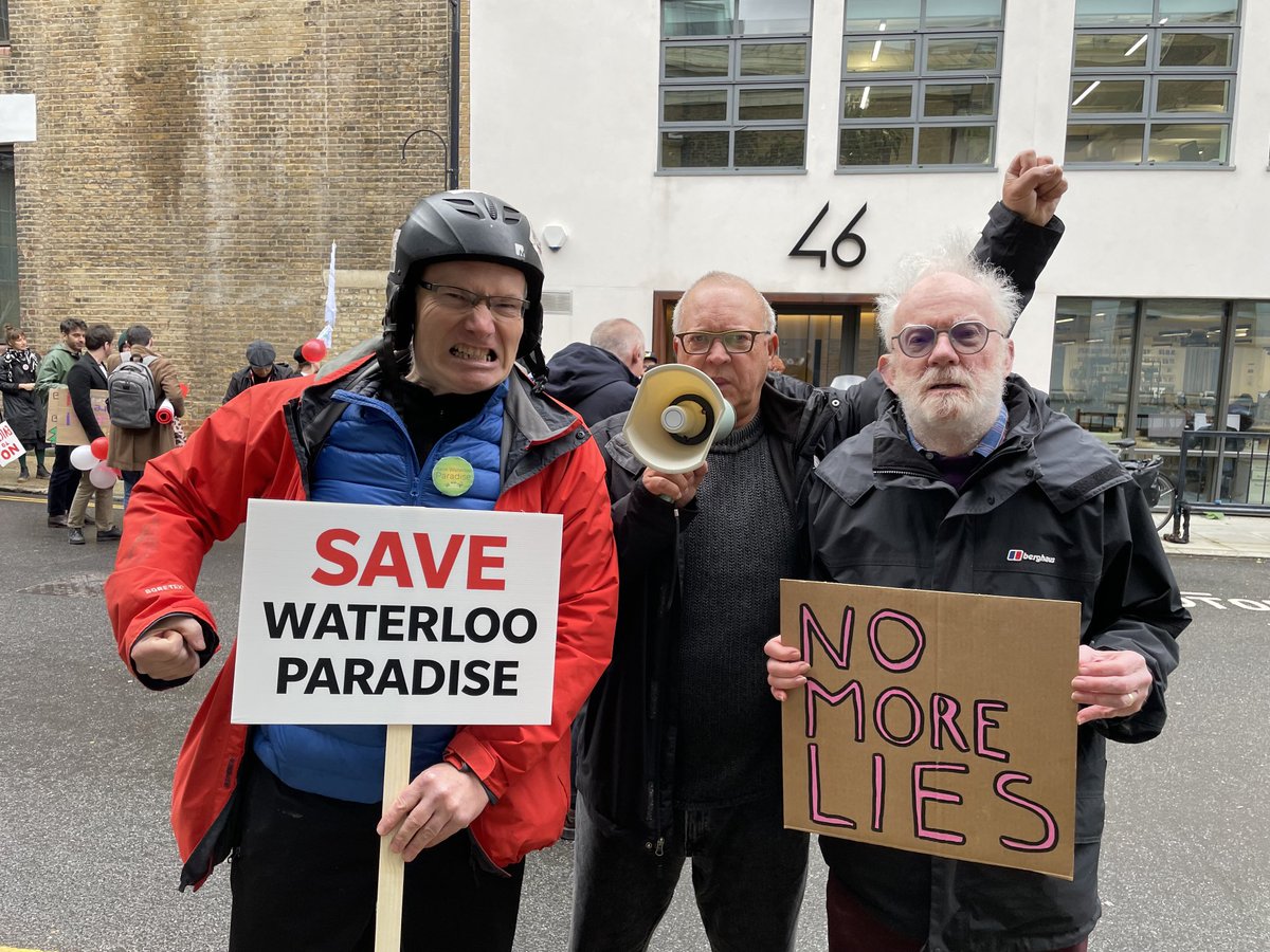 WCDG6's tweet image. Check out WCDG’s Michael Ball talking about the eviction of local businesses by Guys &amp;amp; St Thomas’s foundation - a charity no less! Tonight on ⁦@BBCLondonNews⁩ and ⁦@itvnews⁩