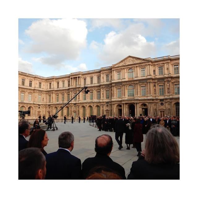 Depuis la cour carré du Louvre à Paris, l’Hommage national rendu à Pierre Soulages. C’était le 02 novembre 2022