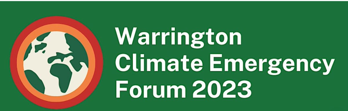 The Warrington Climate Emergency Forum is a series of events around the same time as the UN's climate change summit in November. 

It offers a range of opportunities for local people and businesses to engage on climate action>>>eventbrite.com/cc/warrington-…
