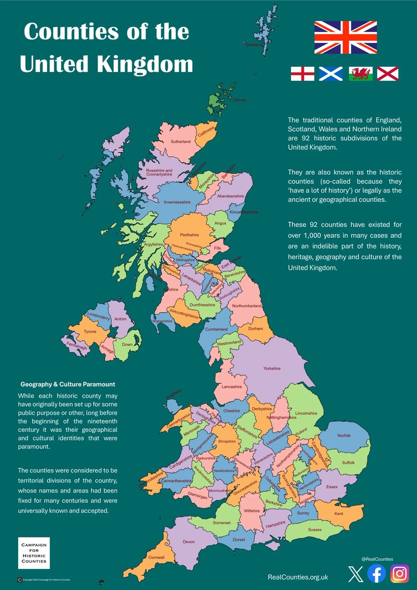 Real Counties | Historic Counties tweet media